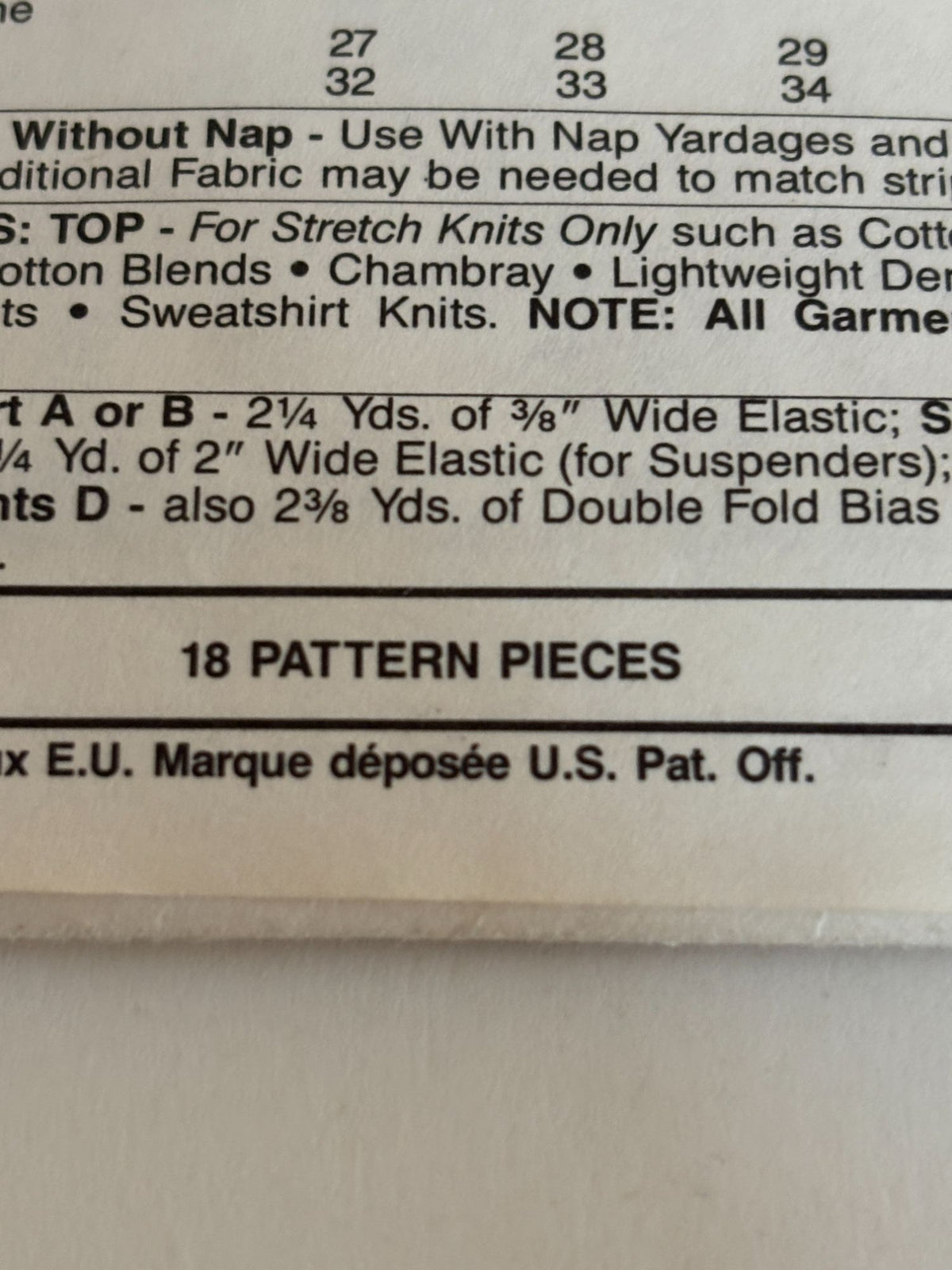 McCalls Sewing Pattern 5615 Jumping Beans Top Skirt Pants Kids 2 3 4 Easy UC