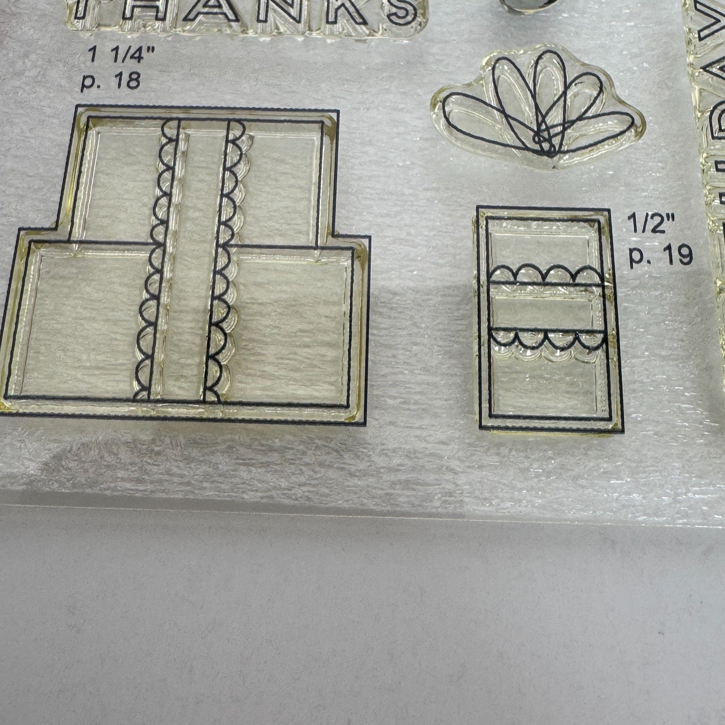 CTMH My Acrylix Acrylic Stamp Set Hello Life Cardmaking Birthday Friend CC1041