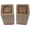 DOTS Rubber Stamps Country Patches Pockets Square Sewing Gift Tag Card Making