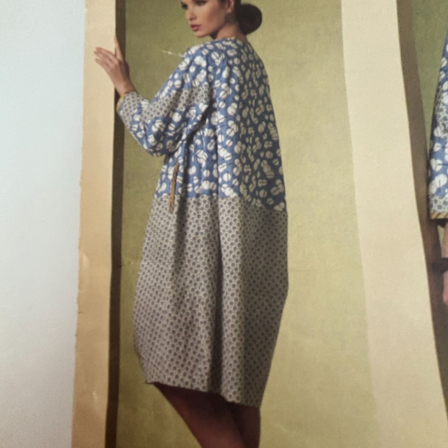 Vogue Sewing Pattern V1187 Koos Couture Tunic Dress 6-12 Modern Designer Loose Fit Uncut