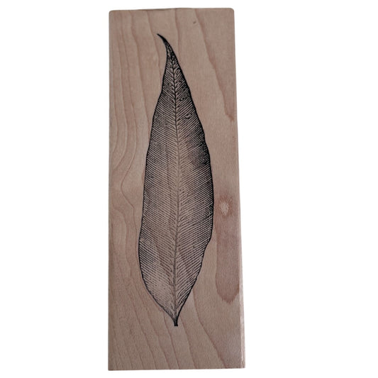 Paper Source Rubber Stamp Leaf Skinny Nature Botanical Boho Journal Craft Cardmaking Scrapbooking