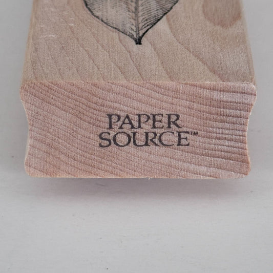 Paper Source Rubber Stamp Leaf Skinny Nature Botanical Boho Journal Craft Cardmaking Scrapbooking
