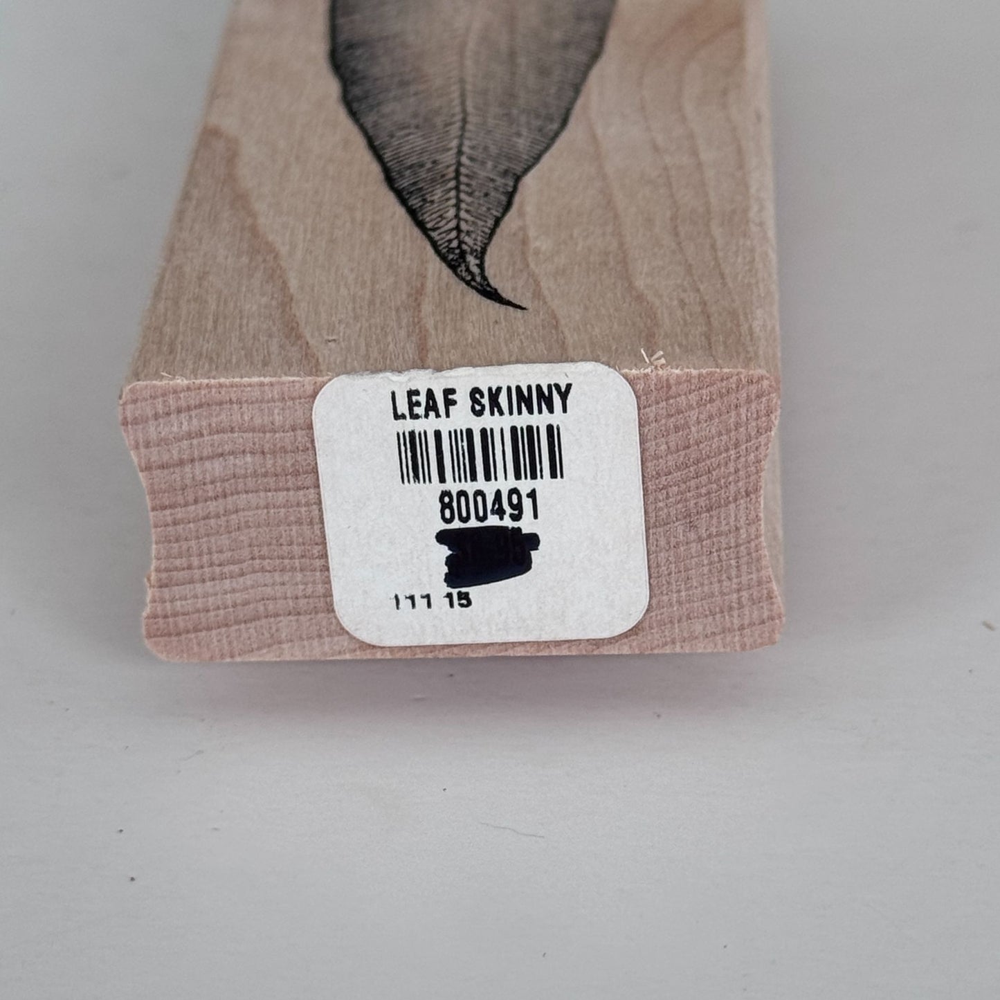 Paper Source Rubber Stamp Leaf Skinny Nature Botanical Boho Journal Craft Cardmaking Scrapbooking