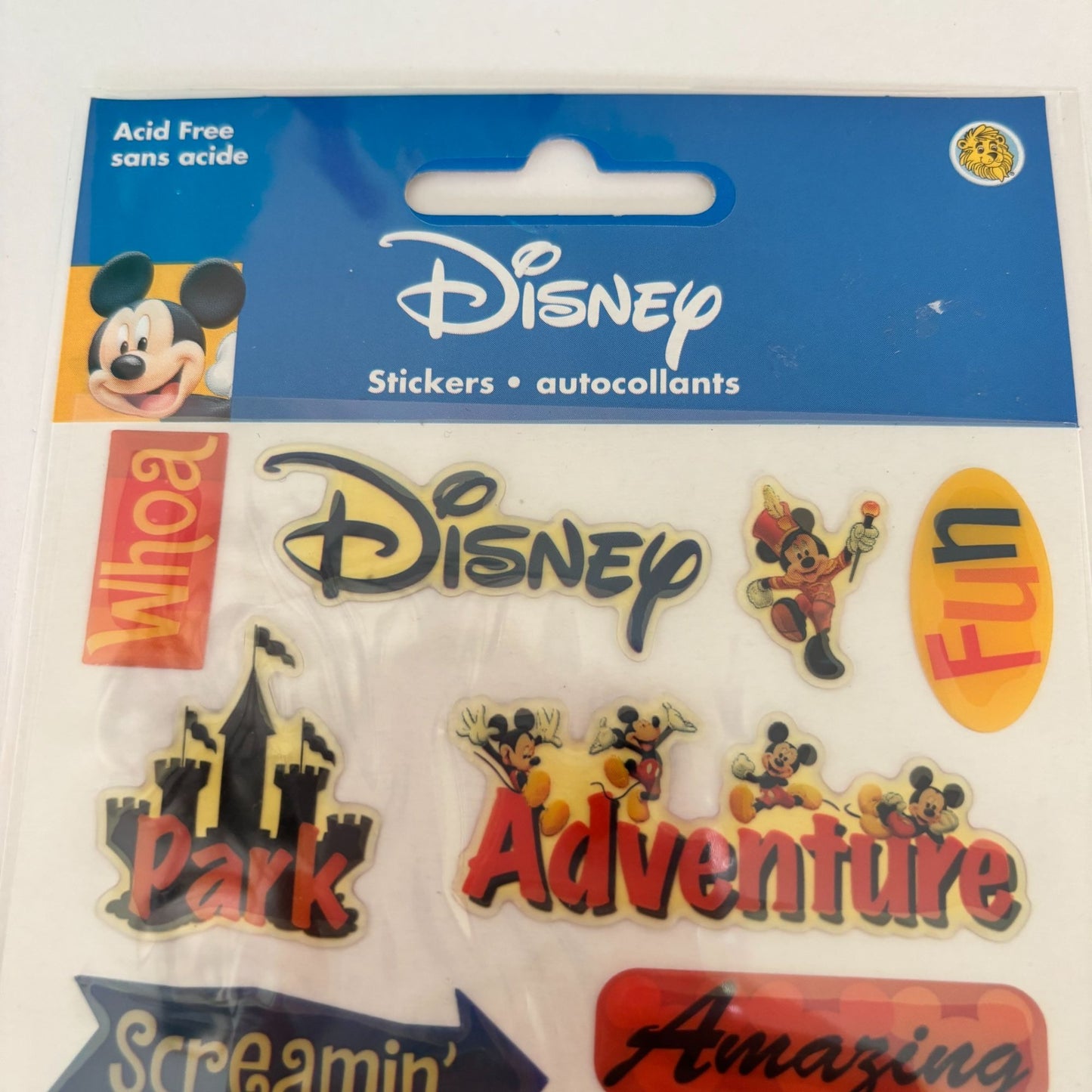 Mickey Mouse Gem Stickers Disney Cruise Disneyland Vacation Theme Park Scrapbook
