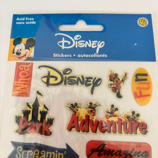 Mickey Mouse Gem Stickers Disney Cruise Disneyland Vacation Theme Park Scrapbook
