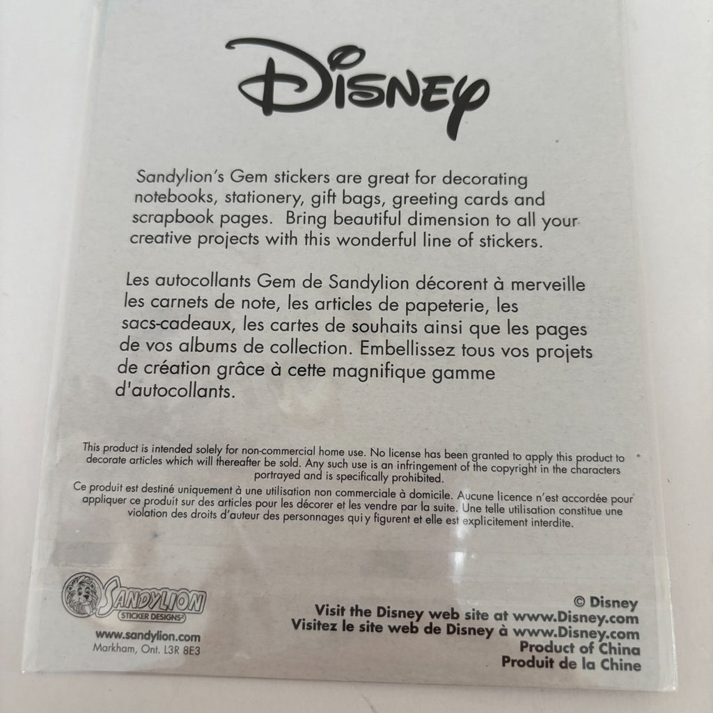 Mickey Mouse Gem Stickers Disney Cruise Disneyland Vacation Theme Park Scrapbook