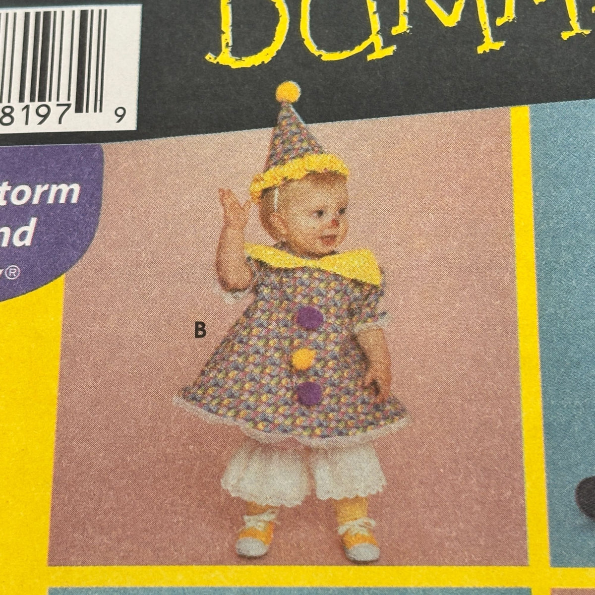 Simplicity Sewing Pattern 4465 Toddler Costumes Halloween Clown Tiger Bunny Santa Dalmatian Dog