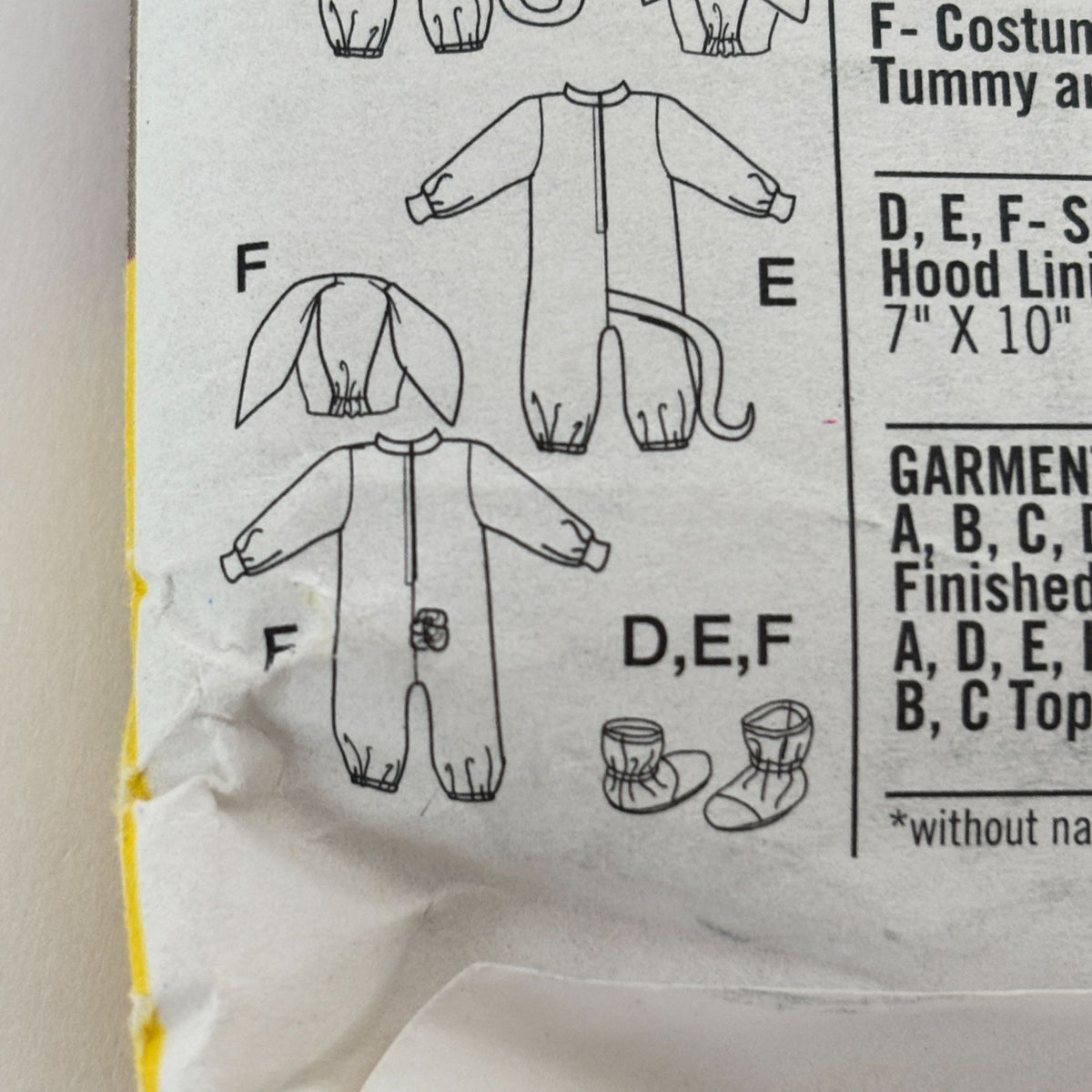 Simplicity Sewing Pattern 4465 Toddler Costumes Halloween Clown Tiger Bunny Santa Dalmatian Dog