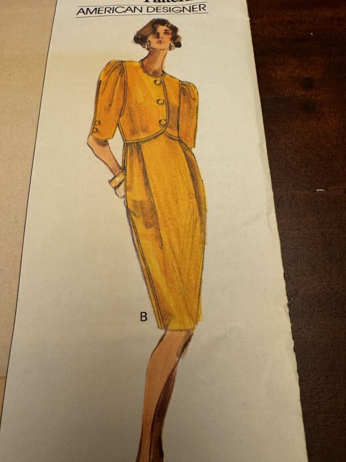 Vogue Sewing Pattern 2337 Oscar de la Renta Misses Dress Semi Fitted 14-16 Uncut