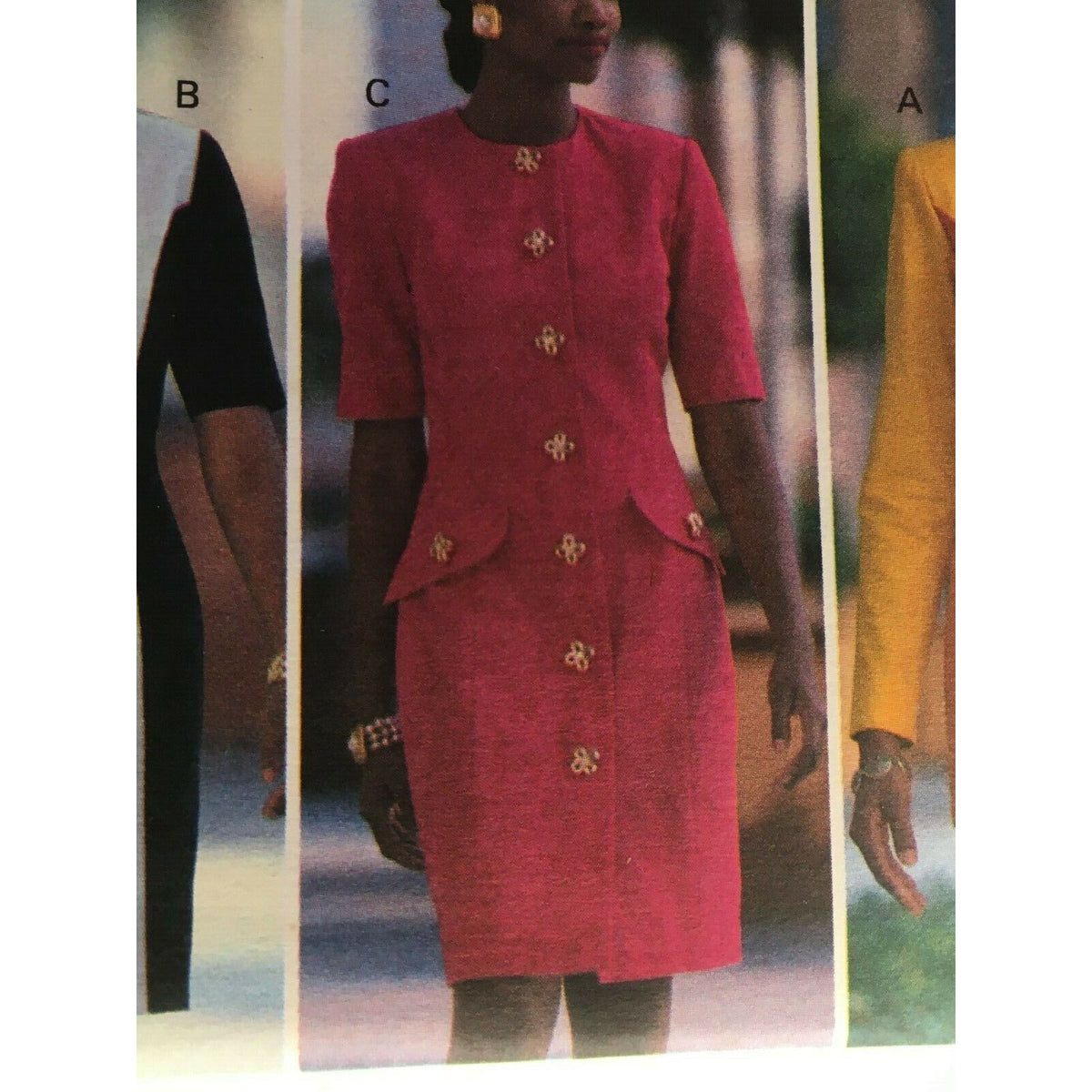 Butterick Sewing Pattern 6140 Misses Dress Tunic Skirt Work Career Uncut 6 8 10
