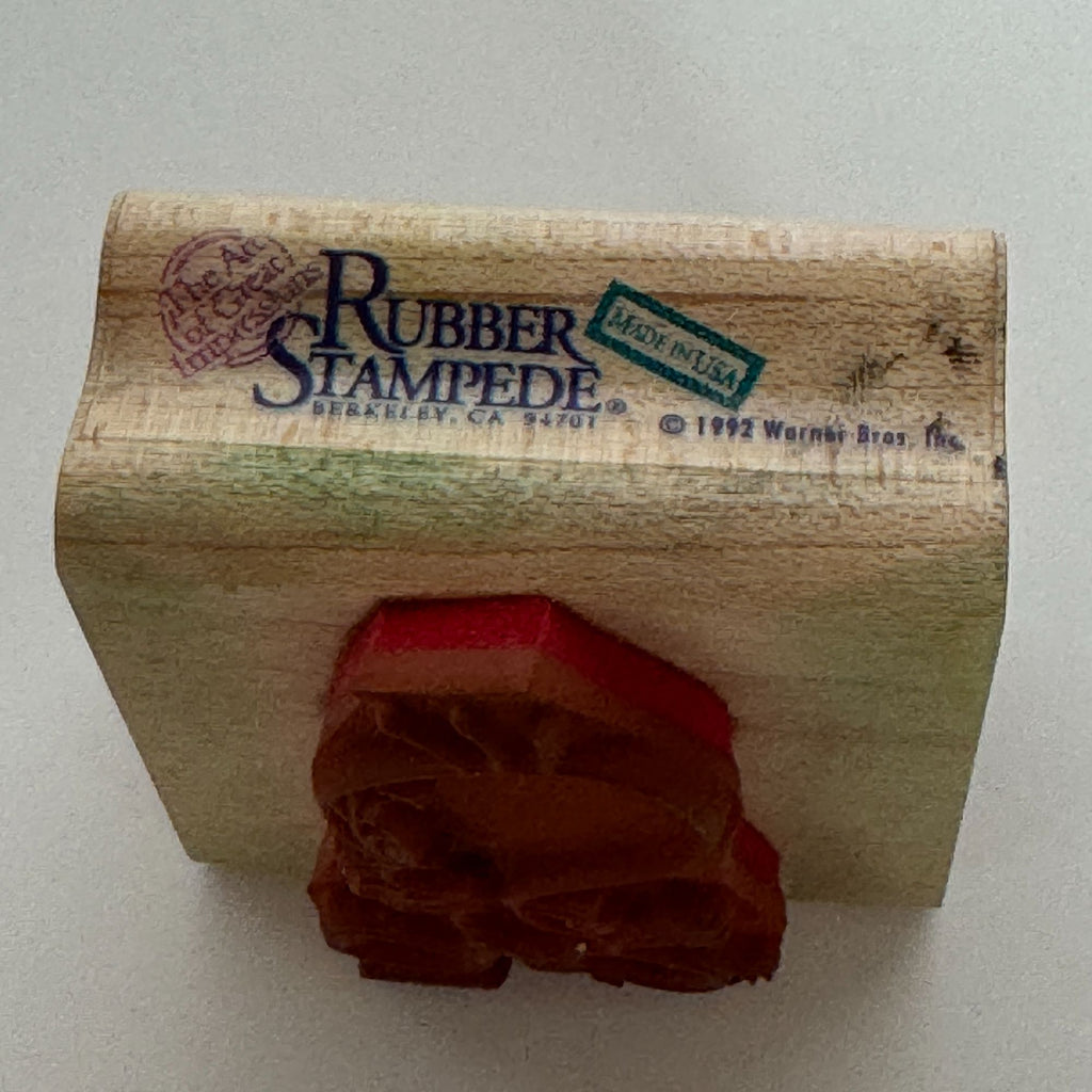 Rubber Stampede Rubber Stamp Looney Tunes Tweety Bird On The Run Jogging Cartoon