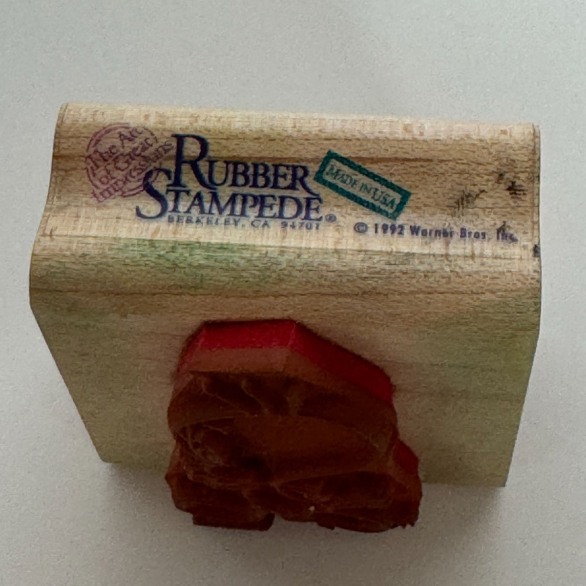 Rubber Stampede Rubber Stamp Looney Tunes Tweety Bird On The Run Jogging Cartoon