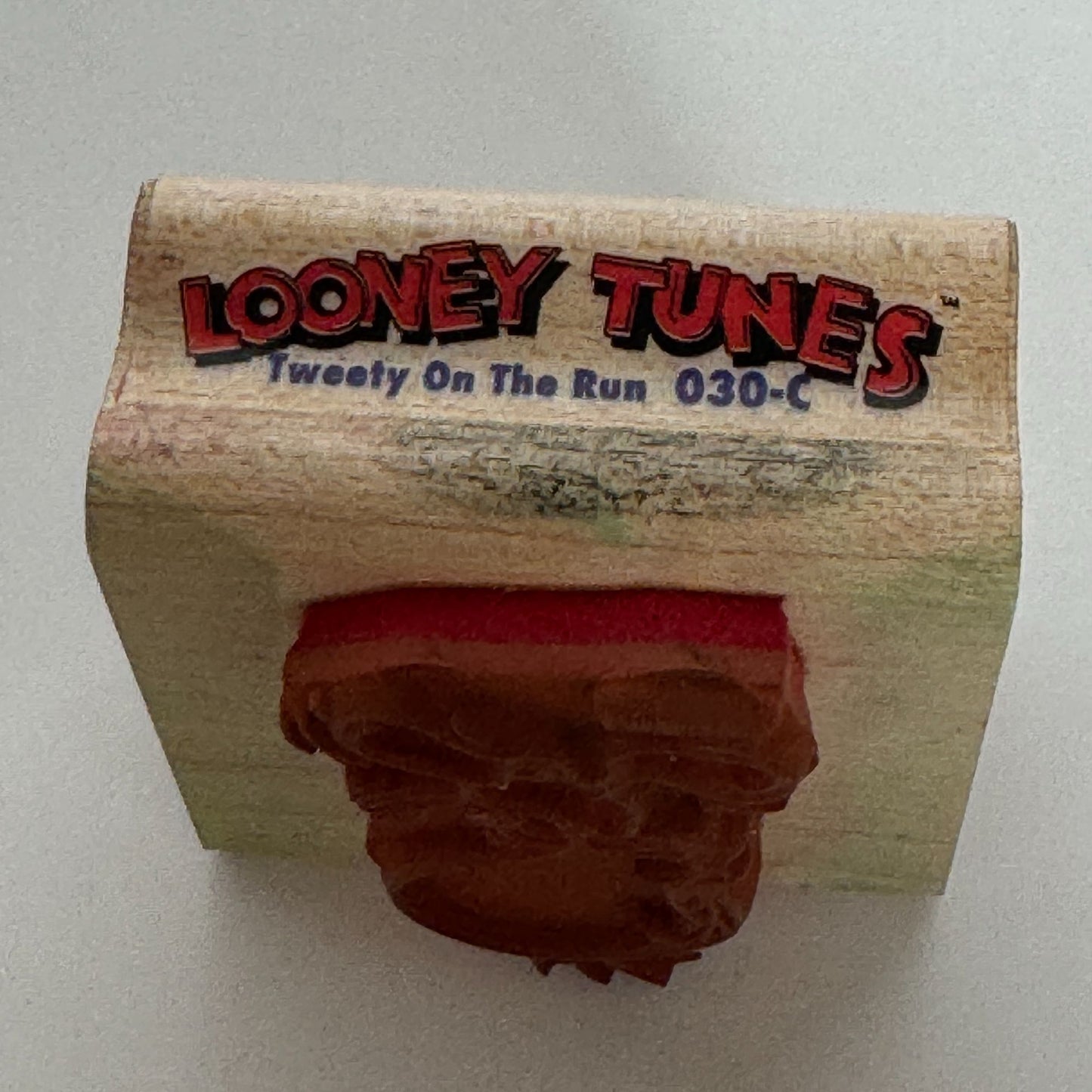 Rubber Stampede Rubber Stamp Looney Tunes Tweety Bird On The Run Jogging Cartoon