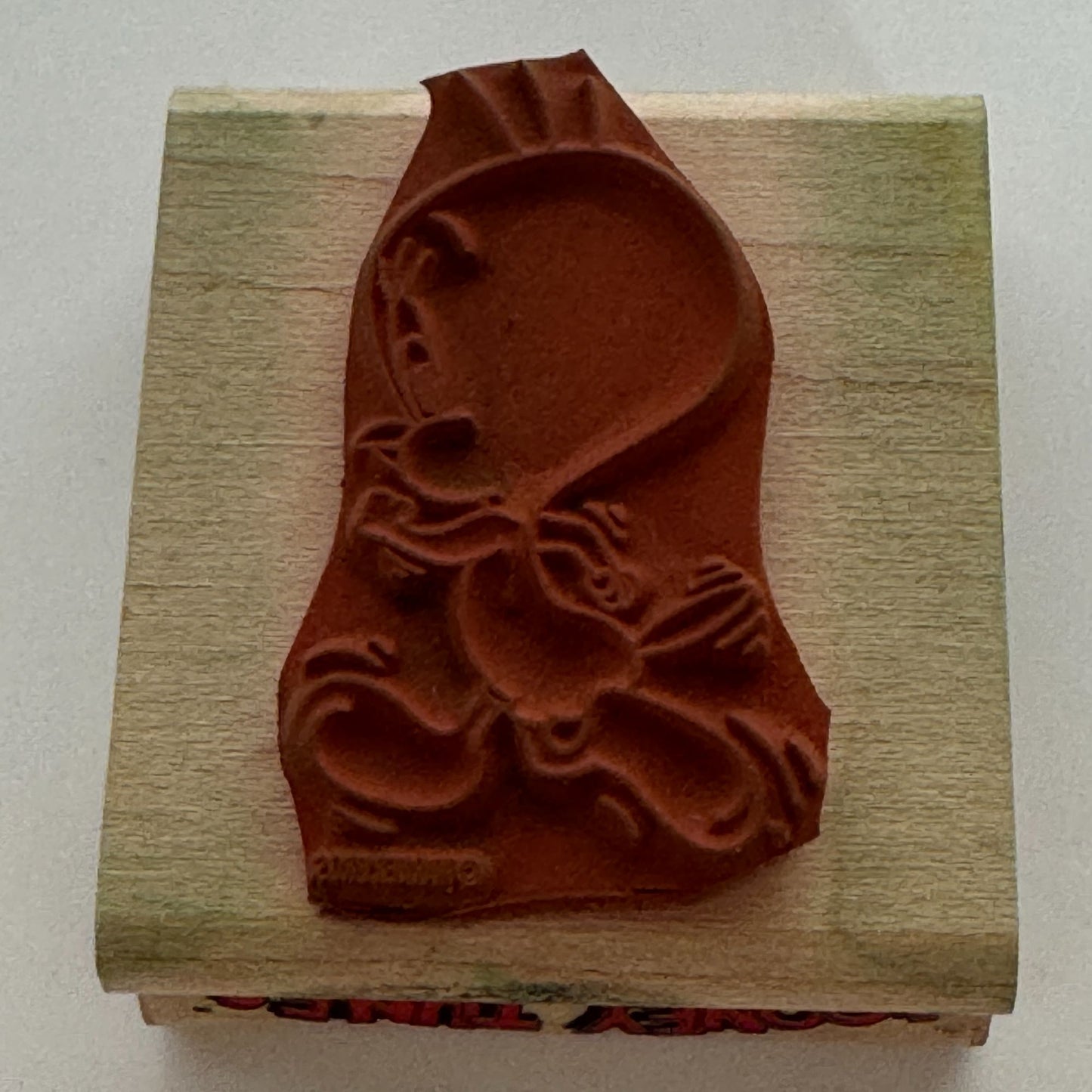 Rubber Stampede Rubber Stamp Looney Tunes Tweety Bird On The Run Jogging Cartoon