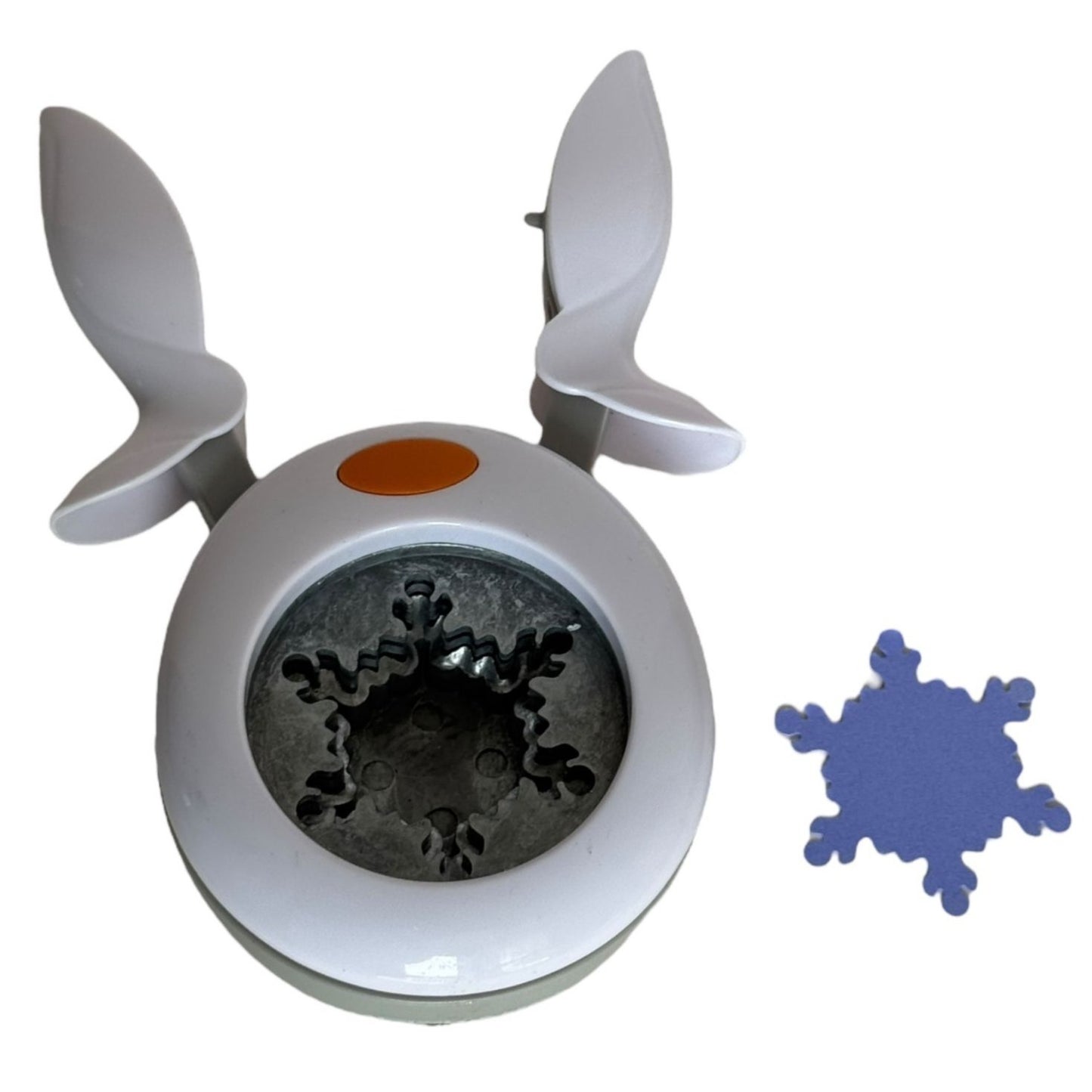 Fiskars Lever Squeeze Paper Punch Snowflake See Where You Punch Christmas Craft