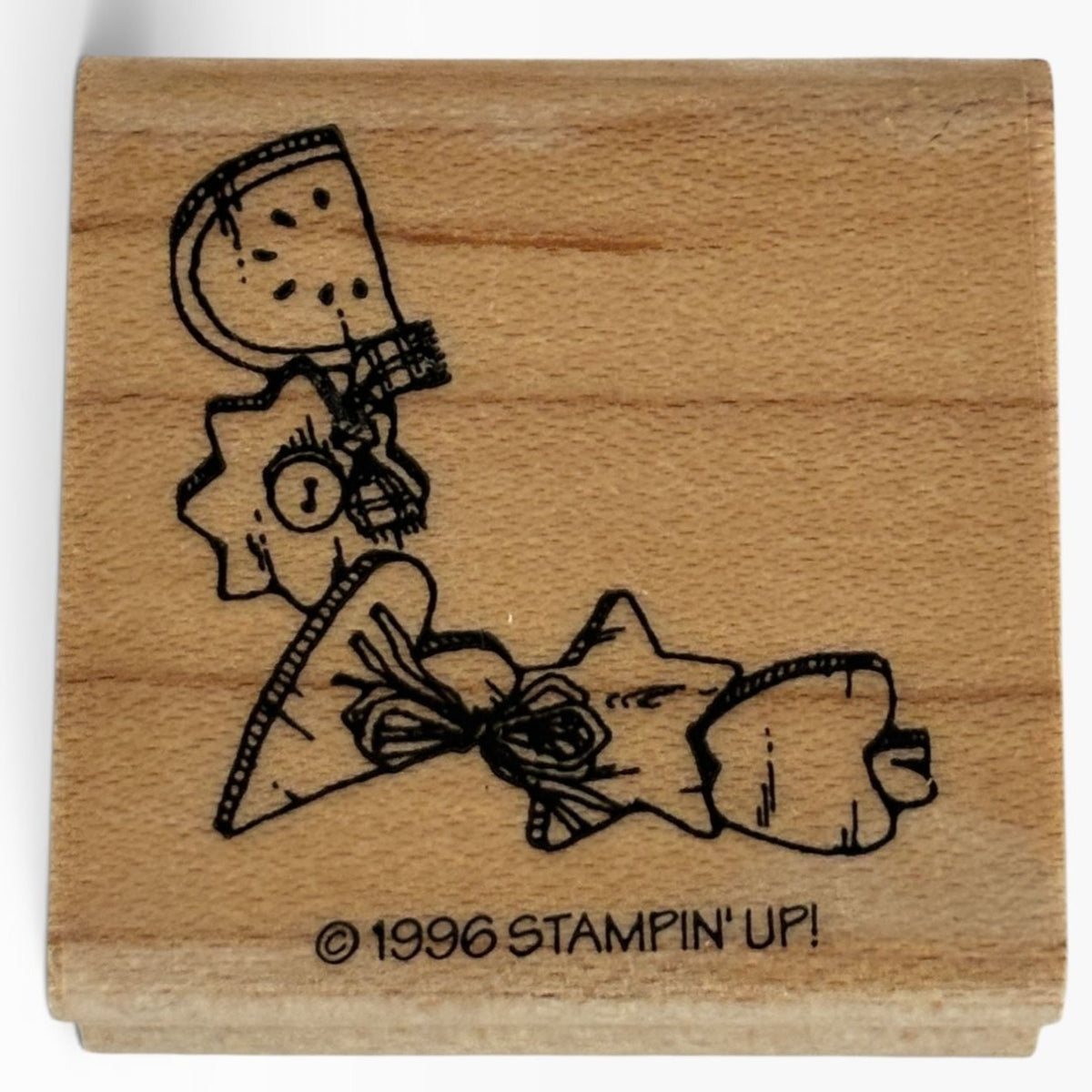 Stampin Up Rubber Stamp Corner Country Buttons Quilting Sewing Notions Crafter