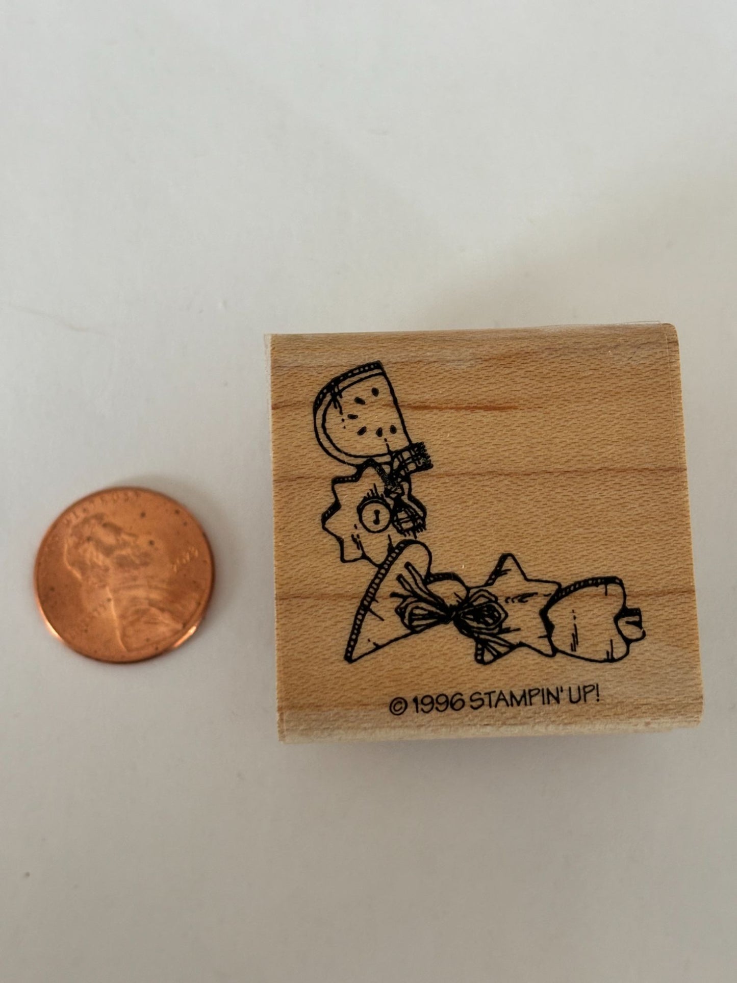 Stampin Up Rubber Stamp Corner Country Buttons Quilting Sewing Notions Crafter