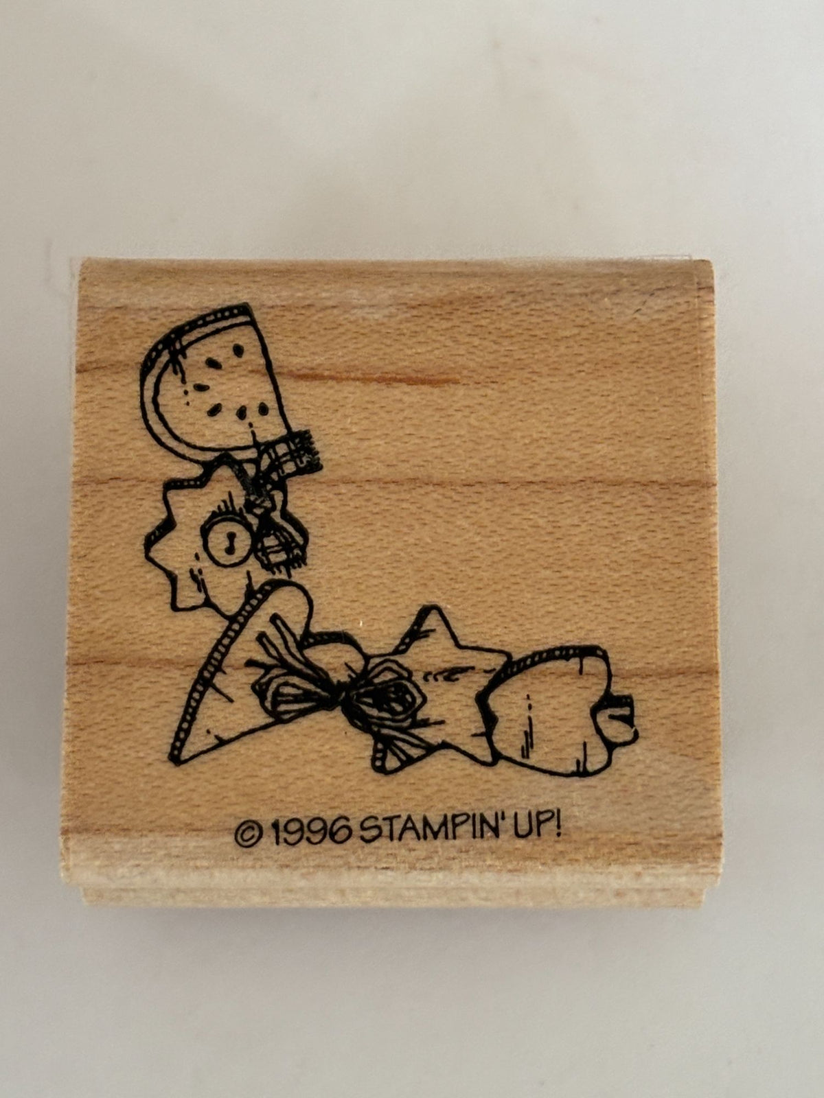Stampin Up Rubber Stamp Corner Country Buttons Quilting Sewing Notions Crafter