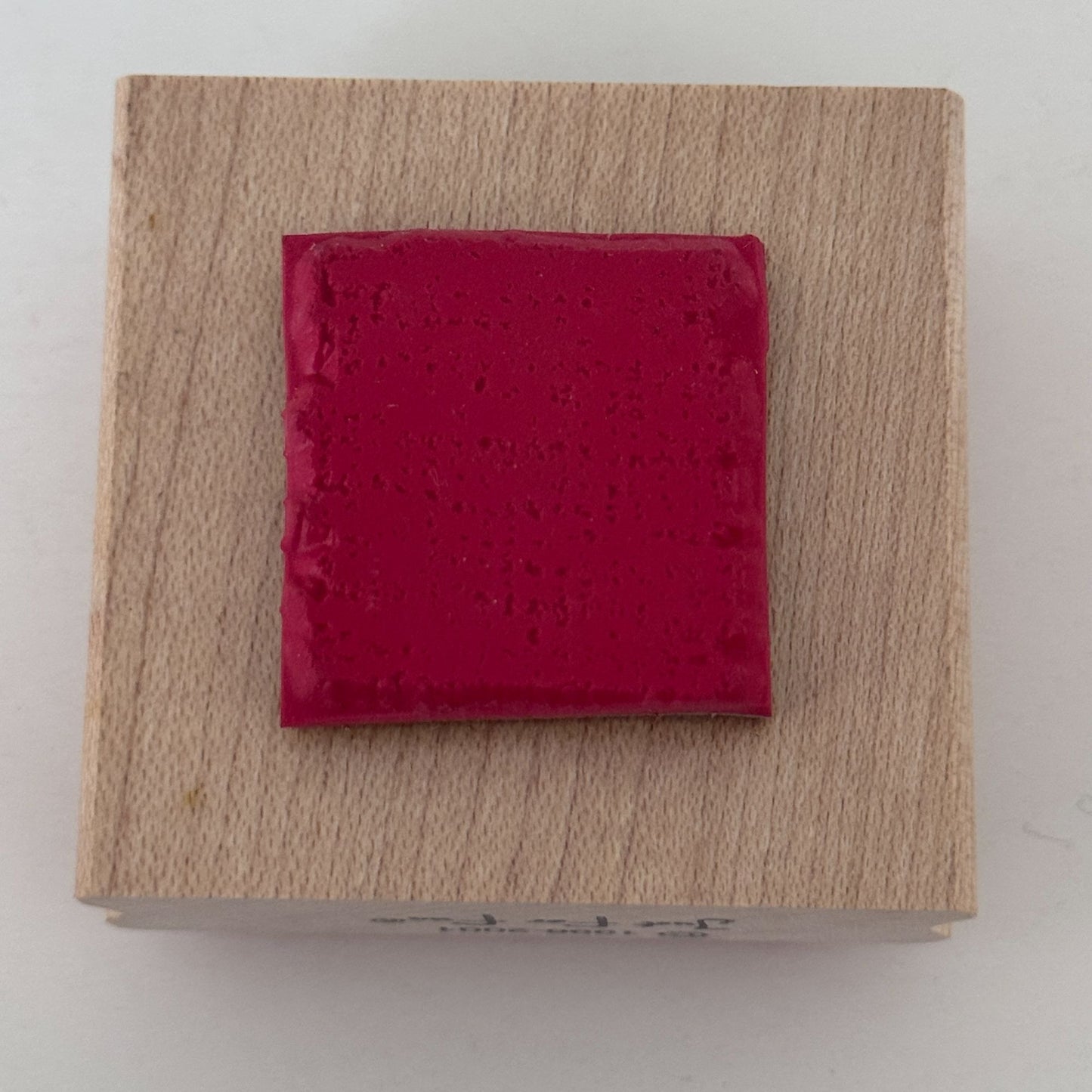Just For Fun Rubber Stamp Square Minimalist Texture Frame Card Making Background