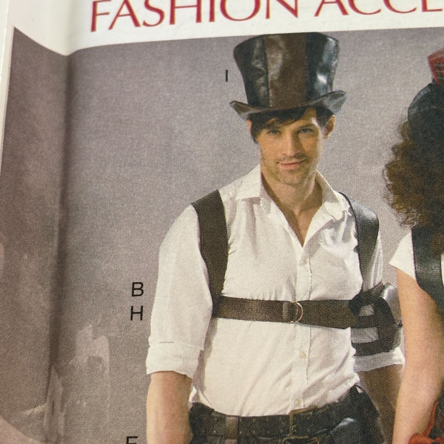 McCalls Sewing Pattern M7176 Steampunk Accessories Chaps Harness Holster Cosplay Costume Unisex Uncut