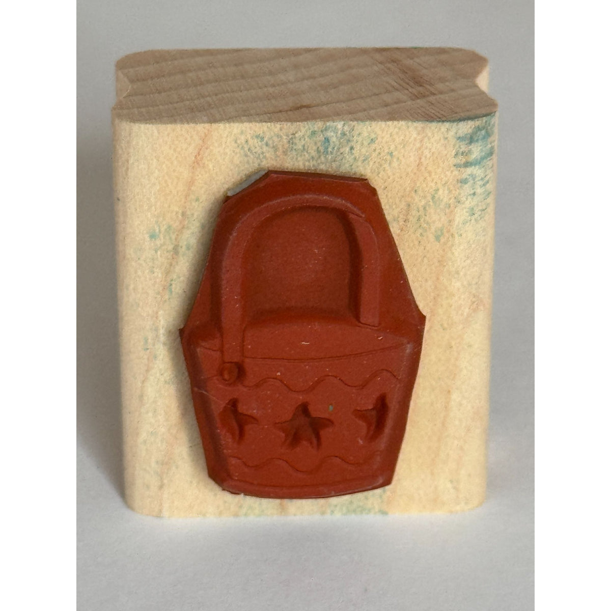 Stampin Up Rubber Stamp Beach Sand Pail Starfish Summer Vacation Card Making