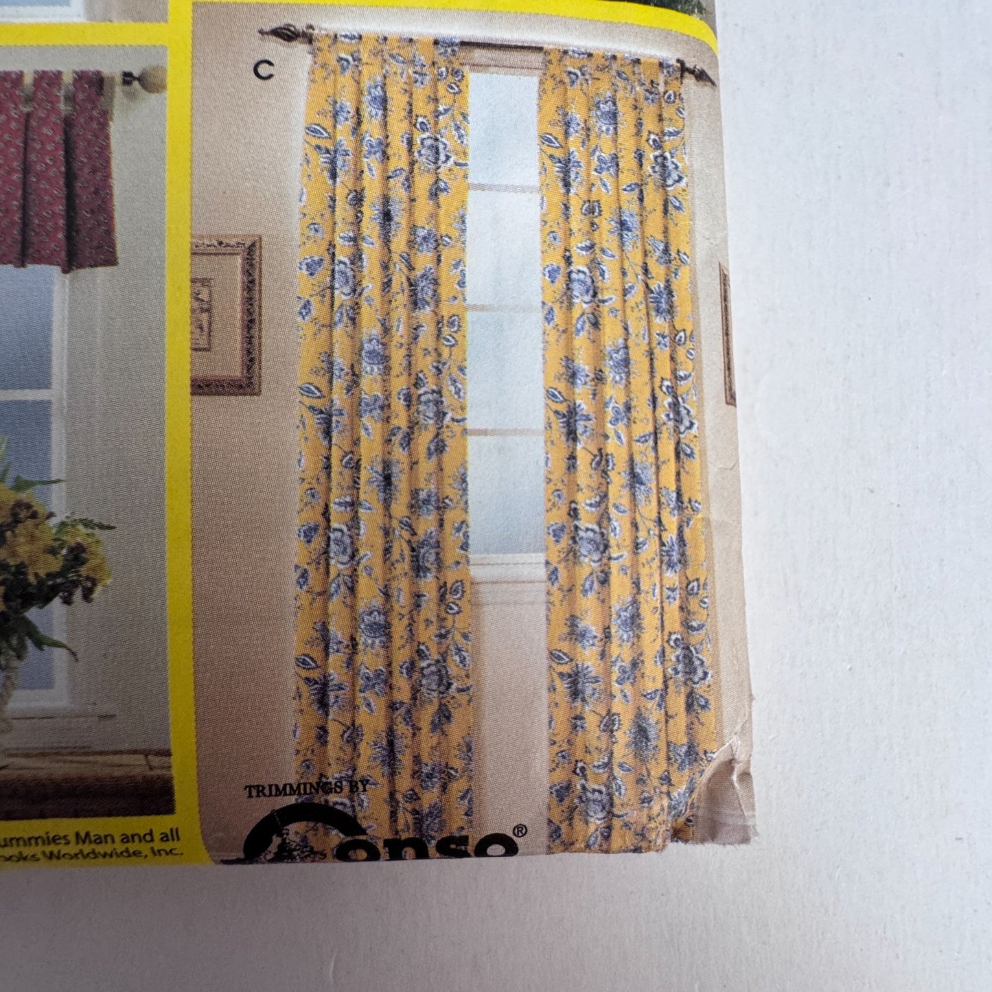 Simplicity Sewing Pattern 9566 Window Treatments Curtains Valances Home Decor Drapes Uncut