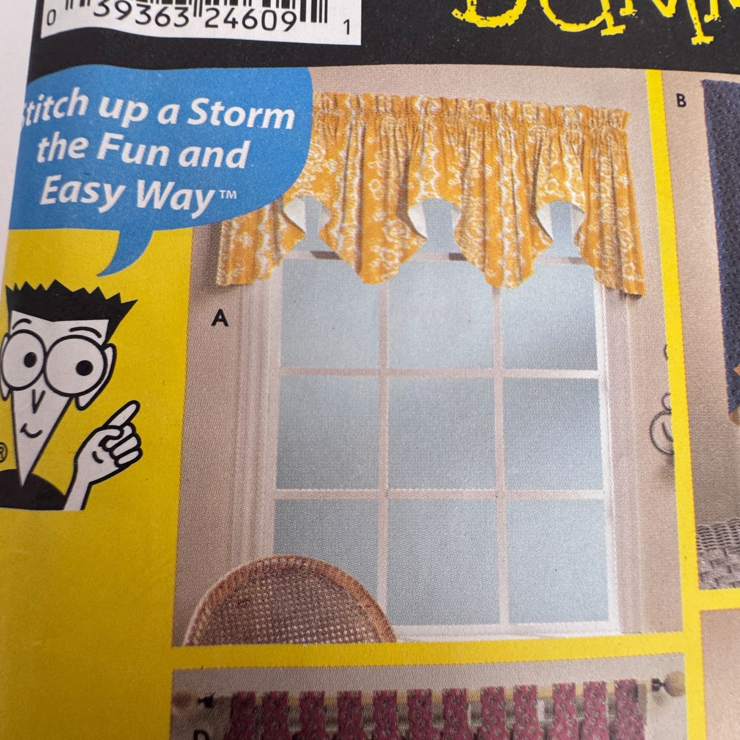 Simplicity Sewing Pattern 9566 Window Treatments Curtains Valances Home Decor Drapes Uncut