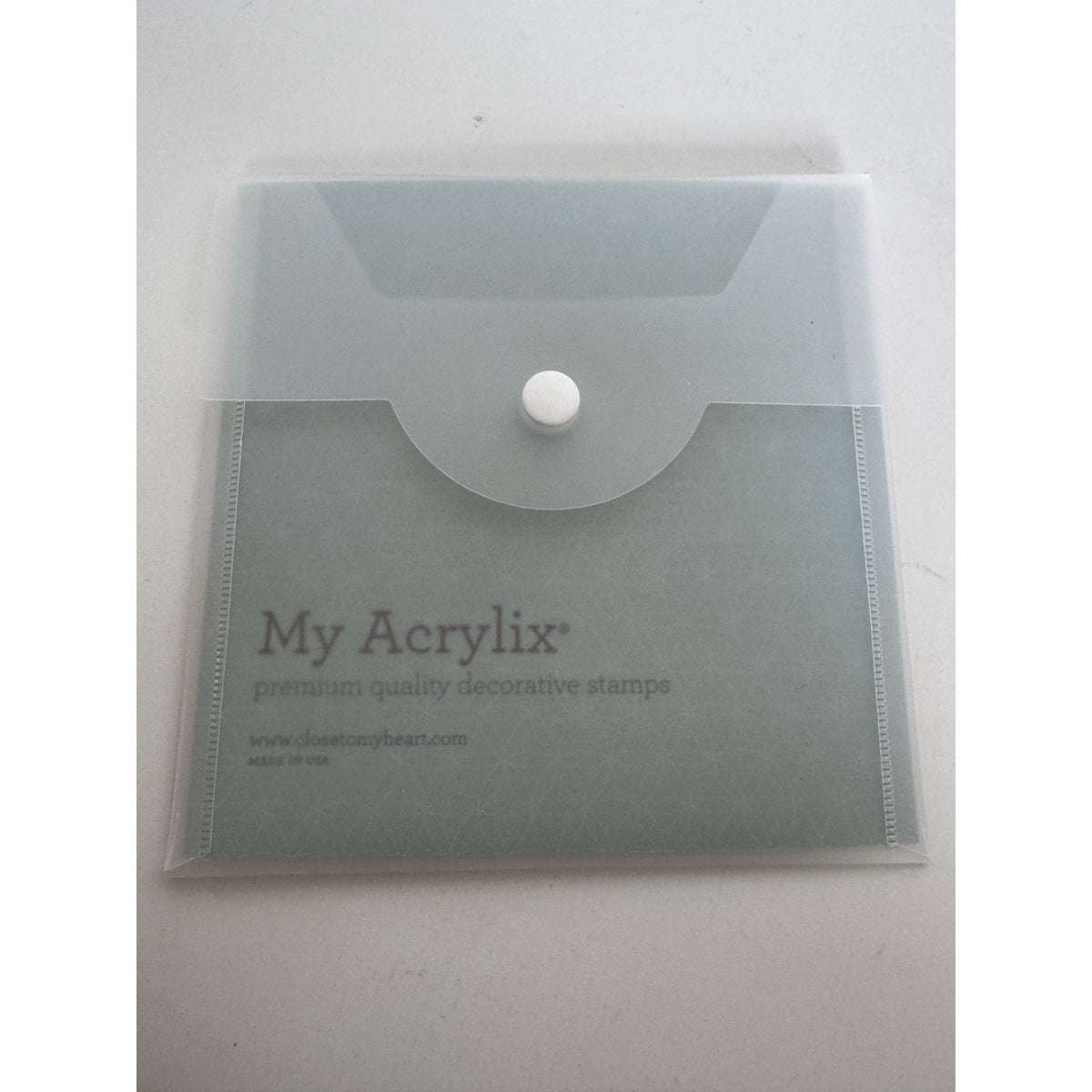 CTMH My Acrylix Acrylic Stamp Set A Bunch of Thanks Best Buds Flower Vase Pun
