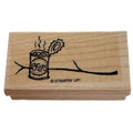 Stampin Up Rubber Stamp Can of Beans Camping Trip Dinner Canned Food Summer Days