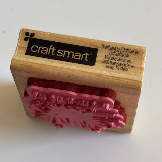 CraftSmart Rubber Stamp Hedgehog I am Stuck On You Love Hearts Funny Valentine