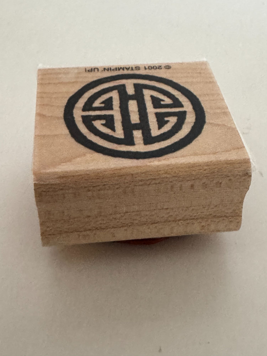 Stampin Up Rubber Stamp Long Life Symbol Shou Good Fortune Longevity Health Asia