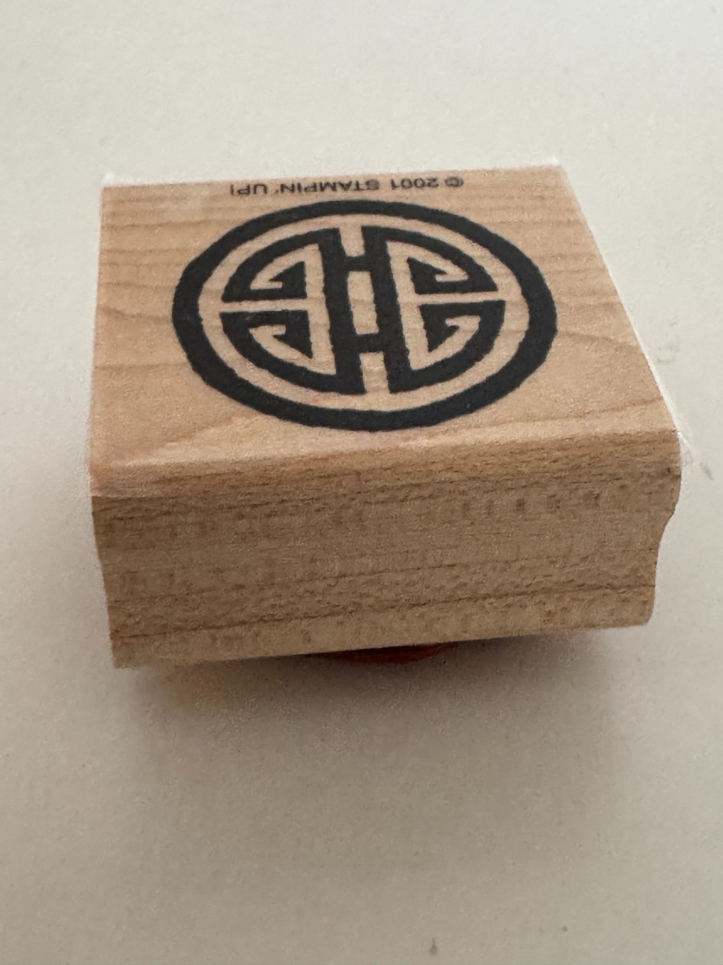 Stampin Up Rubber Stamp Long Life Symbol Shou Good Fortune Longevity Health Asia