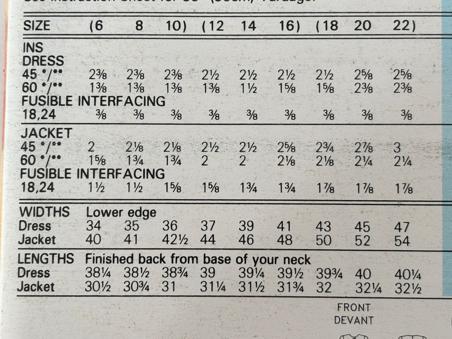 Butterick Sewing Pattern 6627 Misses Jacket Sheath Dress Work 90s Easy 6 8 10 UC