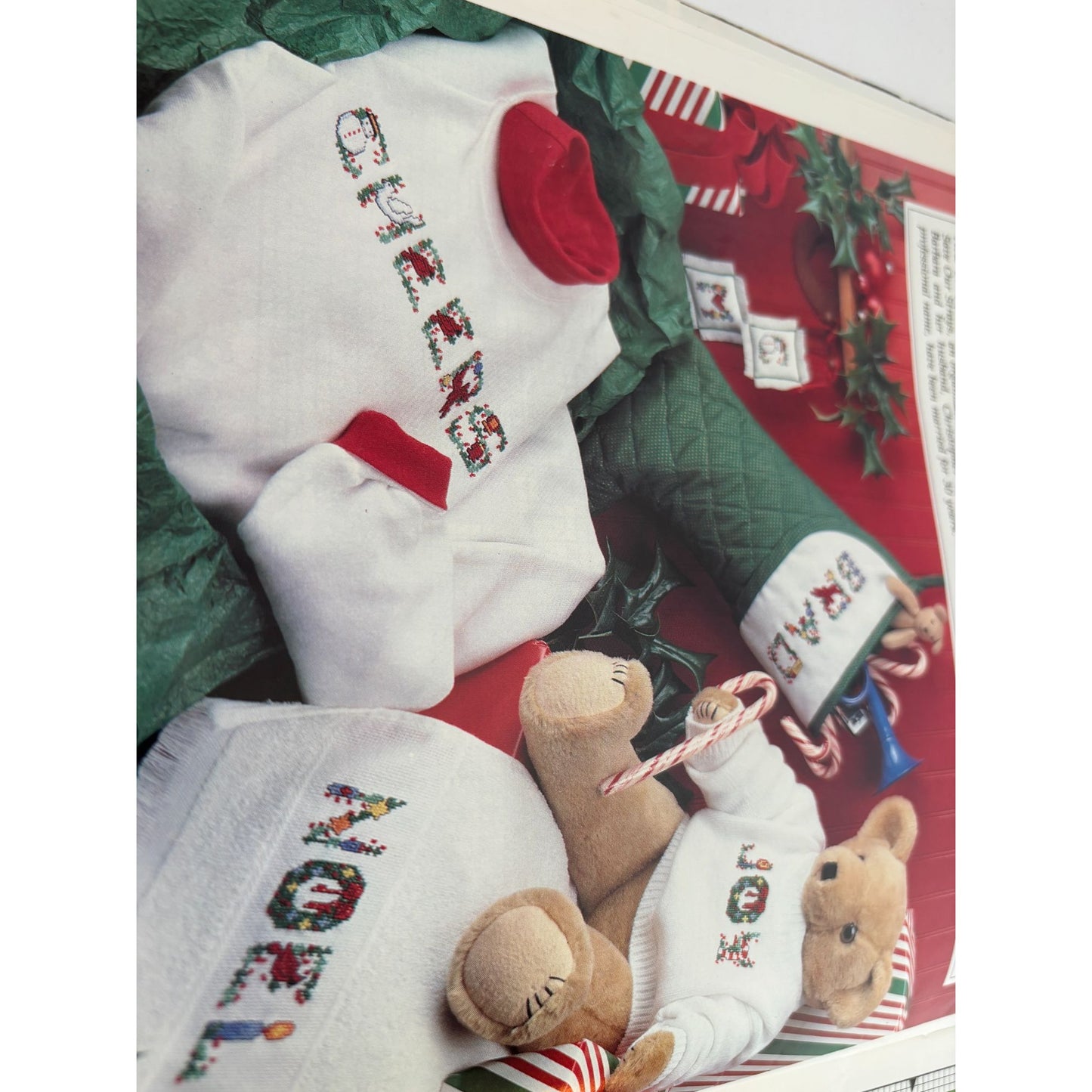 Leisure Arts Magazine December 1992 Cross Stitch Crafts Christmas Santa Crochet