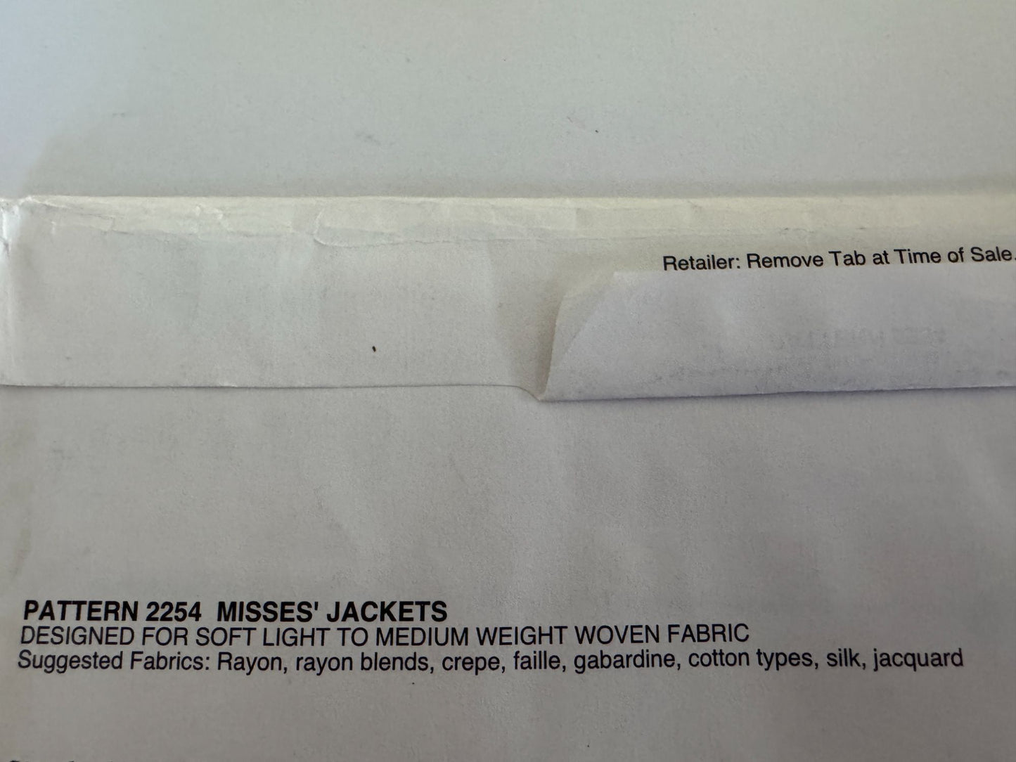 Kwik Sew Sewing Pattern 2254 Misses Jacket XS-XL Drawstring Waist Loose Fit 90s