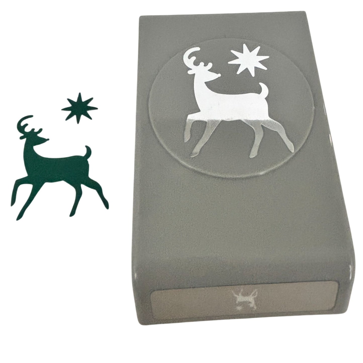 EK Success Paper Punch Reindeer Christmas Star Card Making Holiday Winter Craft Scrapbooking