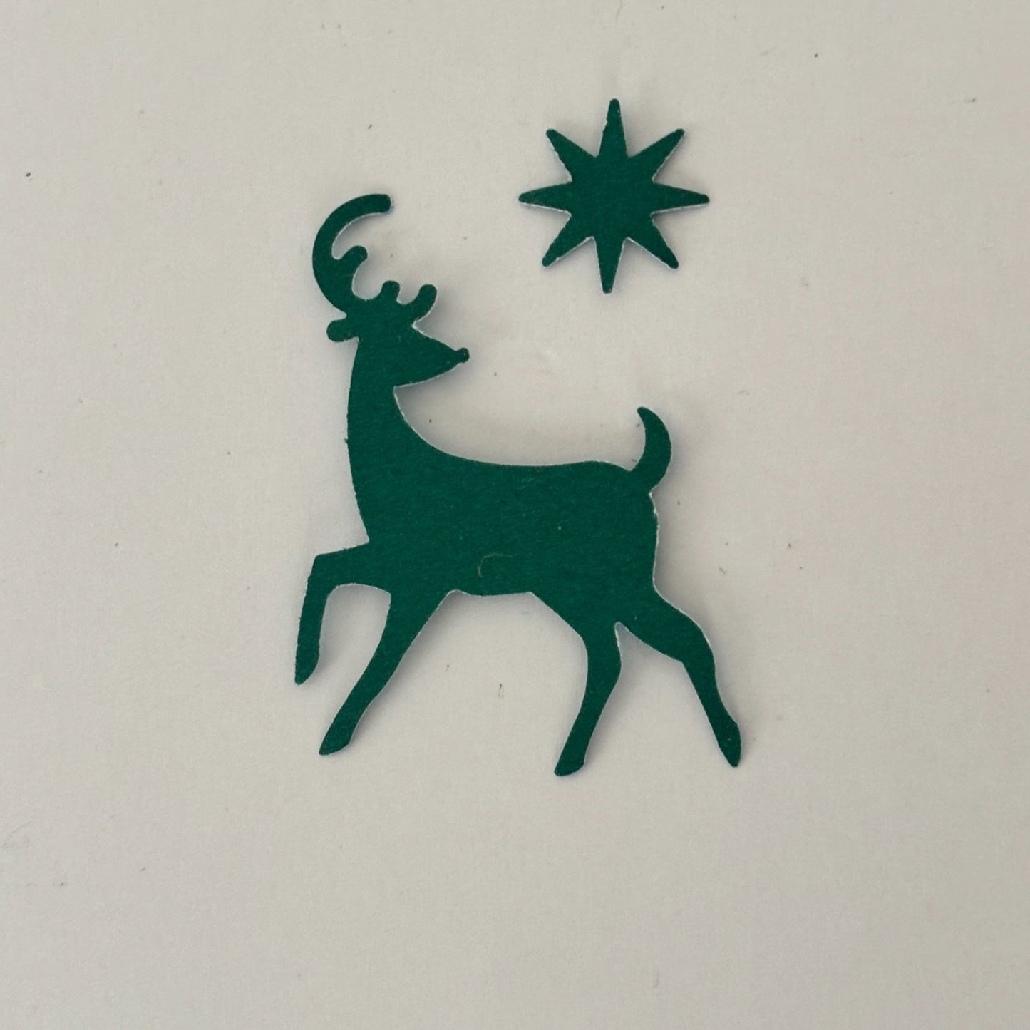 EK Success Paper Punch Reindeer Christmas Star Card Making Holiday Winter Craft Scrapbooking