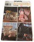 Simplicity Sewing Pattern 5535 Quilted Bags Eyeglass Case Change Purse Tote UC
