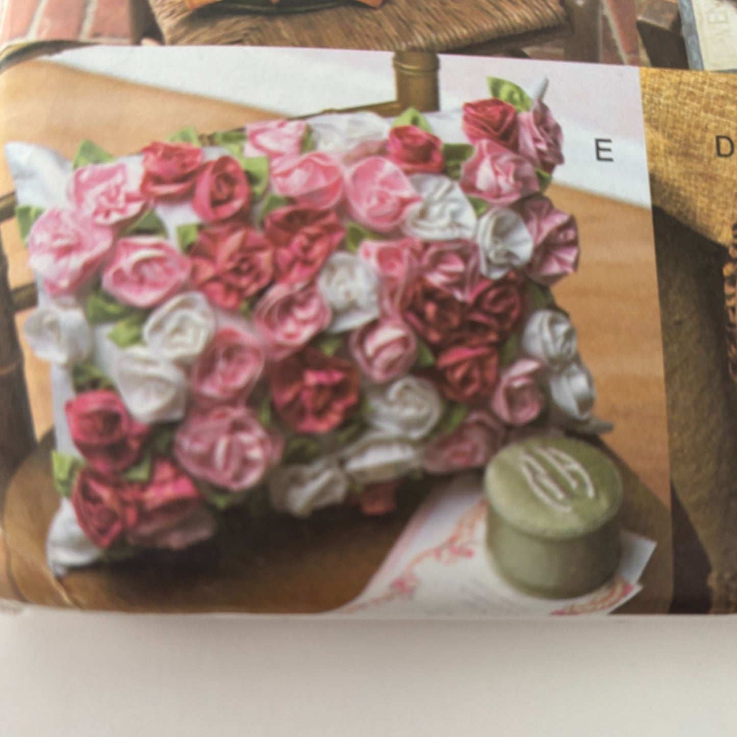 Vogue Sewing Pattern V7865 Craft Floral Pillow Seasonal Home Decor Sunflower UC