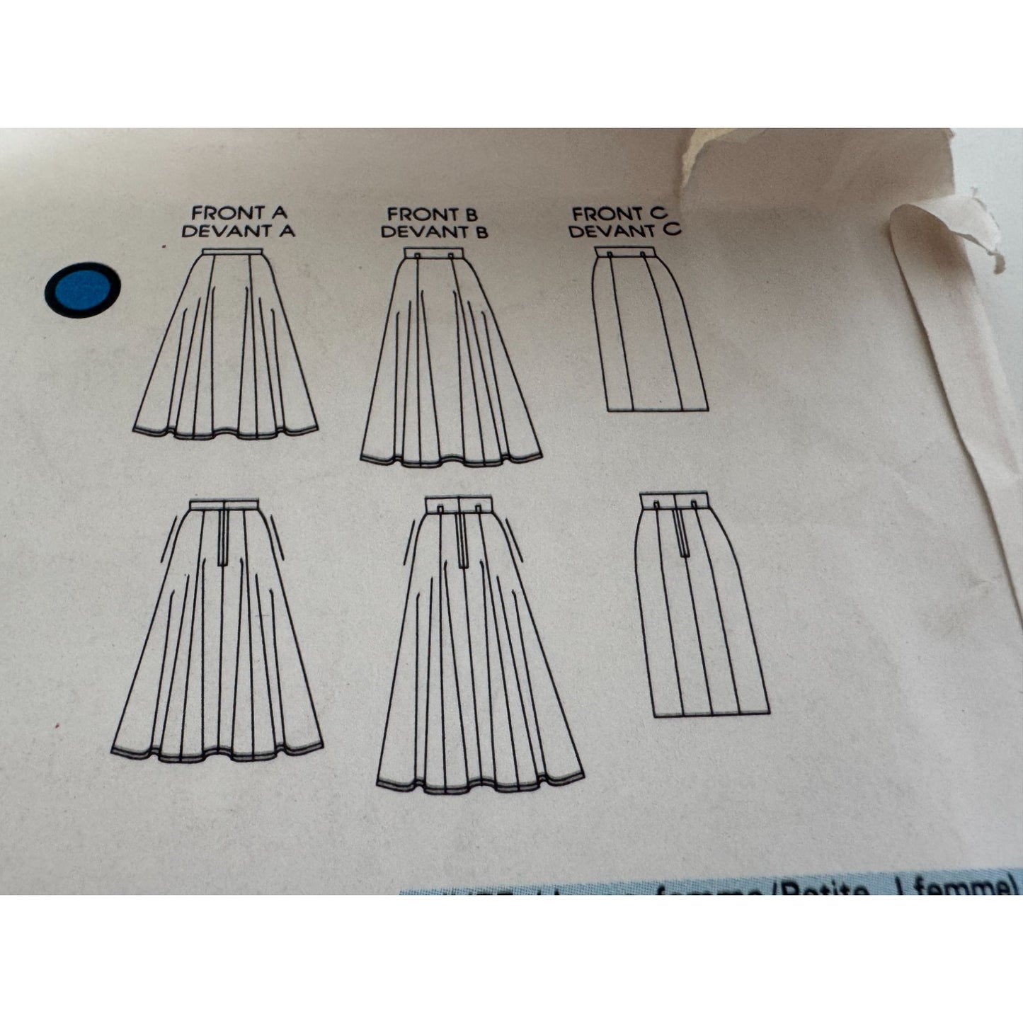 Vogue Sewing Pattern 9973 Skirt Straight or Flared or Gored Modest 14 16 18 UC
