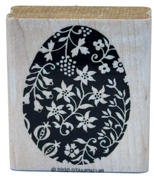 Stampin Up Easter Egg Floral Patterned Decorative Card Making Spring Flowers