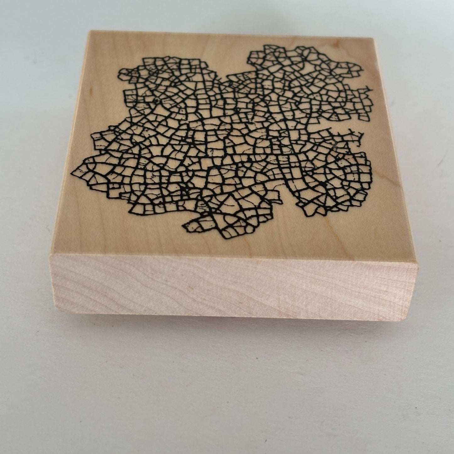 Renaissance Art Rubber Stamp Abstract Mosaic Pattern Background City Street Map