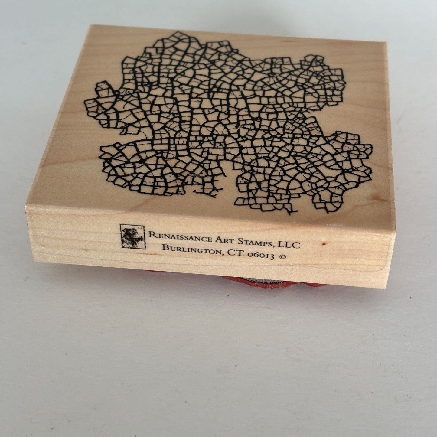 Renaissance Art Rubber Stamp Abstract Mosaic Pattern Background City Street Map