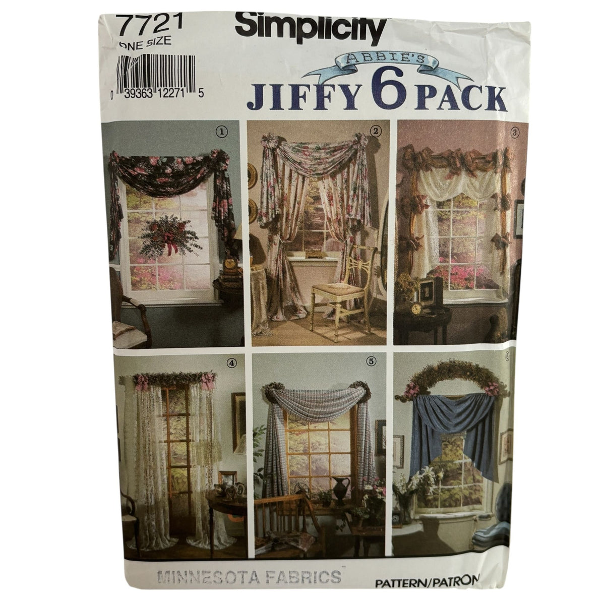 Simplicity Sewing Pattern 7721: Abbie's Jiffy 6 Pack