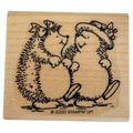 Stampin Up Rubber Stamp Hedgehog Friendship Card Making Friends Talking Walking