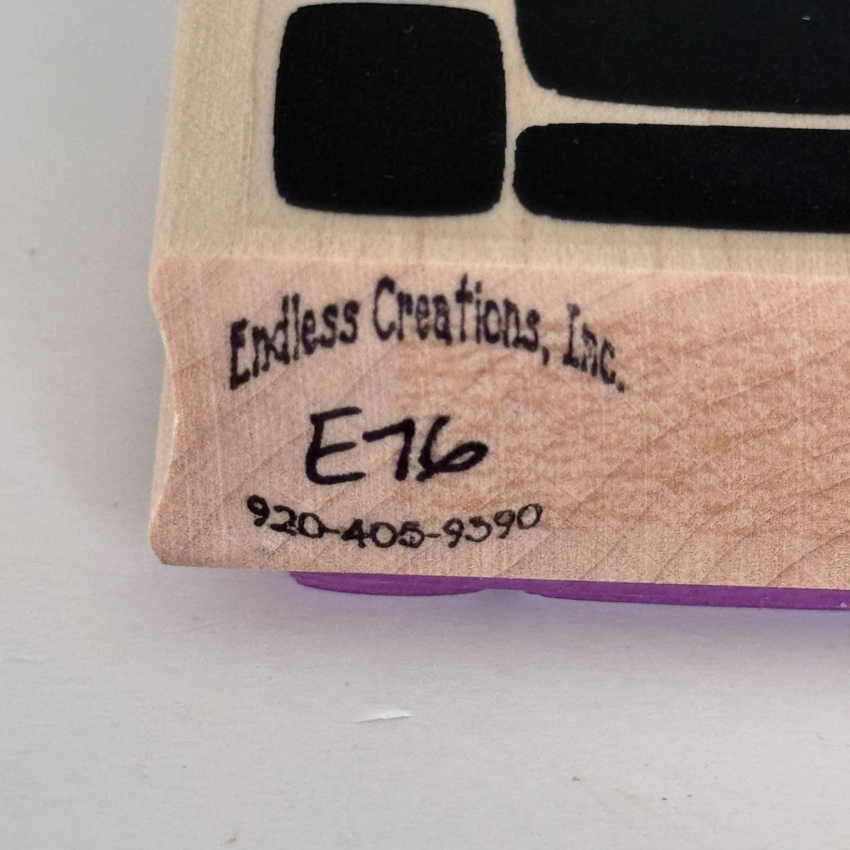 Endless Creations Rubber Stamp Abstract Geometric Block Rectangle Pattern Craft Cardmaking Background Modern Art