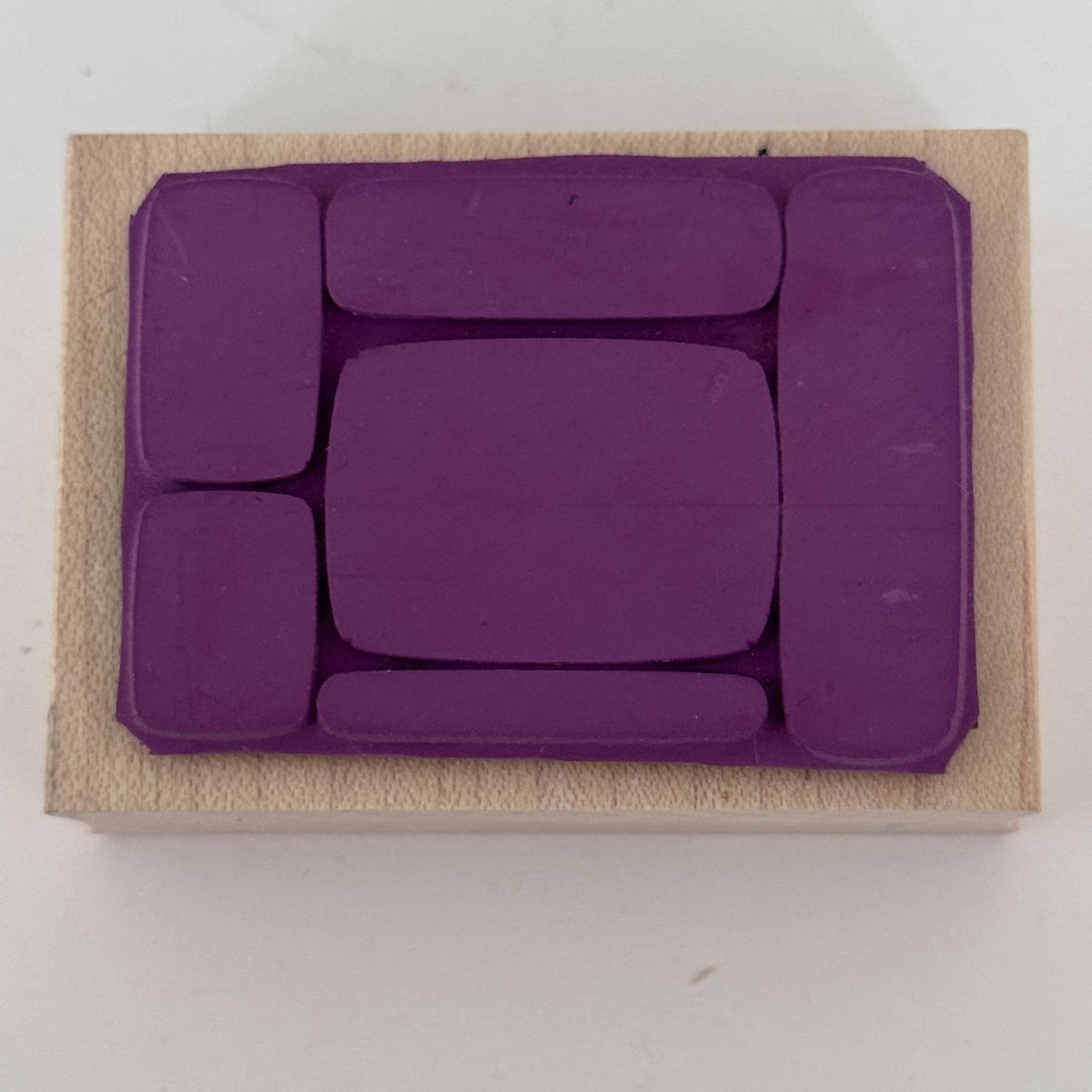 Endless Creations Rubber Stamp Abstract Geometric Block Rectangle Pattern Craft Cardmaking Background Modern Art