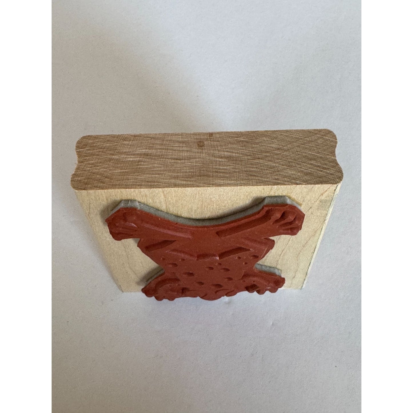 Stampin Up Wood Rubber Stamp Spotted Frog Toad Jump Nature Outdoors Pond Animal