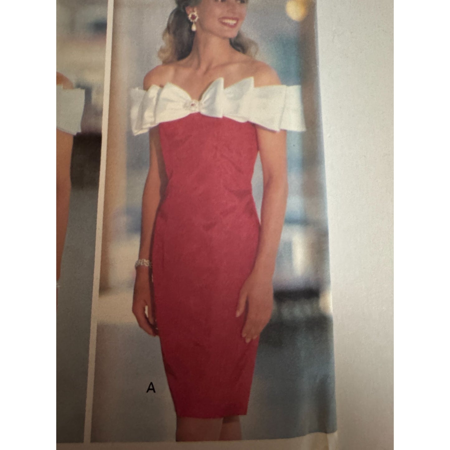 Butterick Sewing Pattern 5788 Evening Dress 1990s Glam Formal 90s Uncut 6 8 10