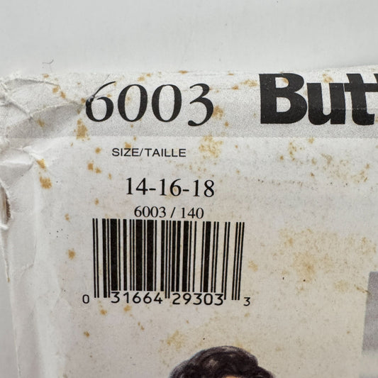 Butterick Sewing Pattern 6003 Misses Jacket Skirt Work Outfit 14 16 18 Easy UC